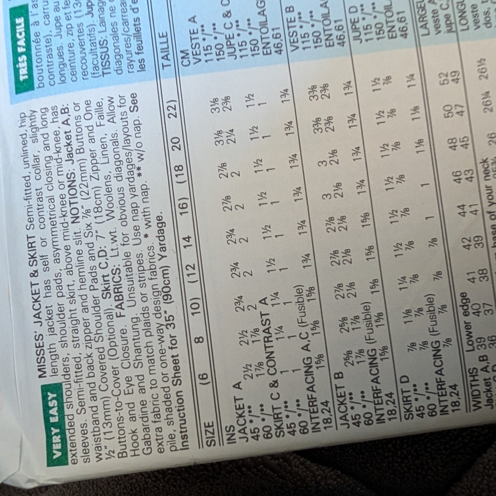 Butterick Pattern - Picture 2 of 4